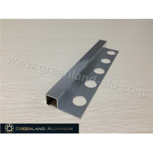 Bright Silver Aluminum Square Schluter Strip10mm Height